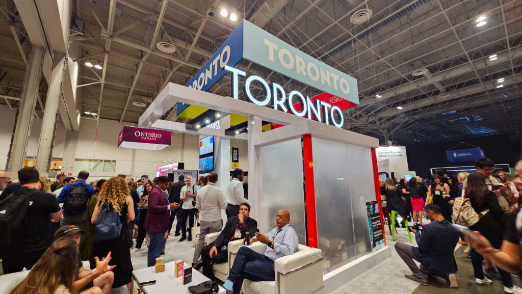 Toronto Inc. Pavilion at Collision Conference 2023.